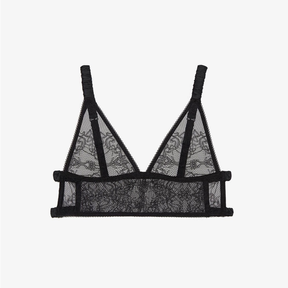 Anine Bing Violet Bralette in Black